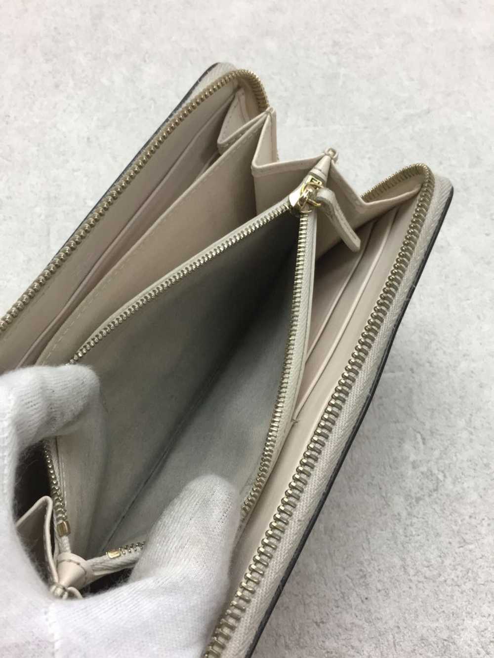 Fendi F Is Round Zip Long Wallet Leather Beg Plai… - image 5