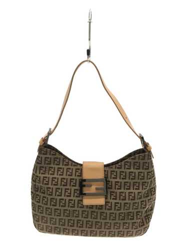 Fendi Zucca Pattern One Shoulder Bag Canvas Brw A… - image 1