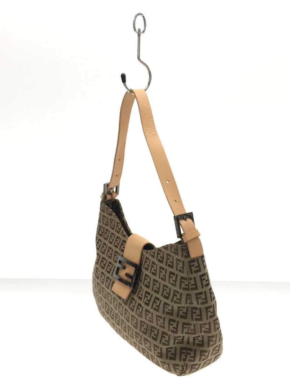 Fendi Zucca Pattern One Shoulder Bag Canvas Brw A… - image 2