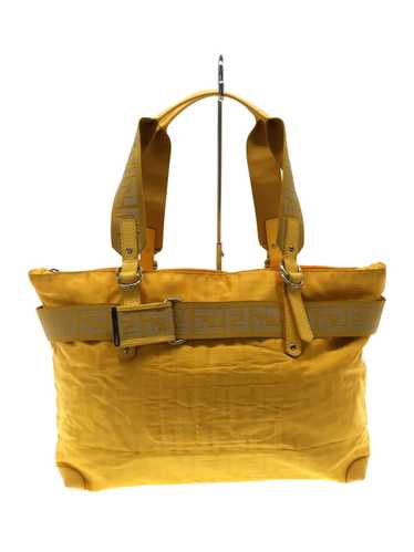 Fendi Shoulder Bag Nylon Ylw Plain _99042