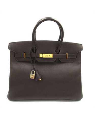 Hermes Epsom Leather Birkin Bag in Brown - 35cm