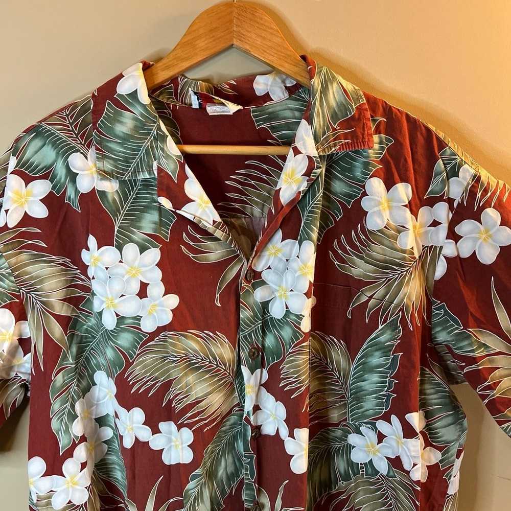Vintage Pacific Legend Hawaiian Shirt BUTTON-UP -… - image 2