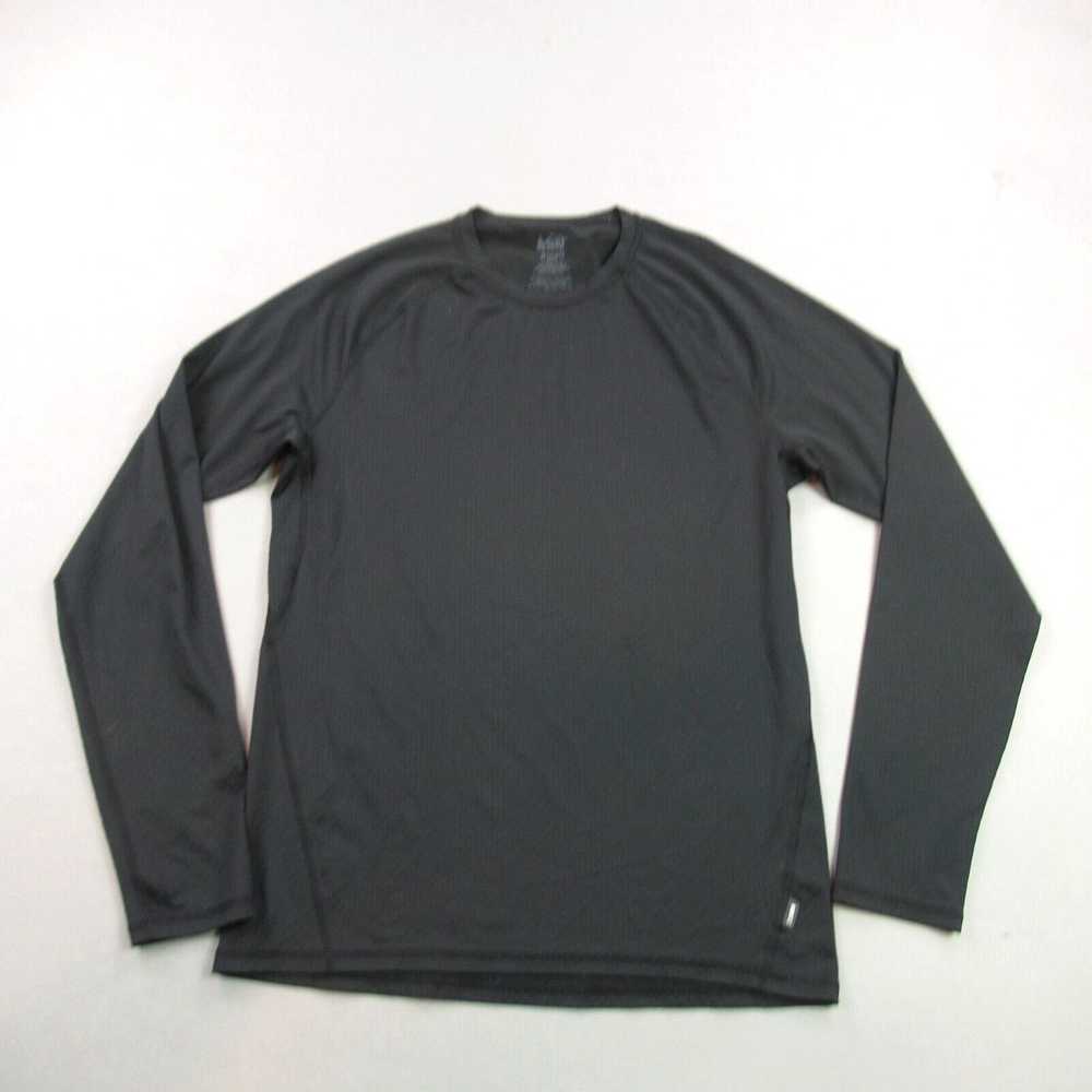 Vintage REI Shirt Mens Small Black Long Sleeve Cr… - image 1