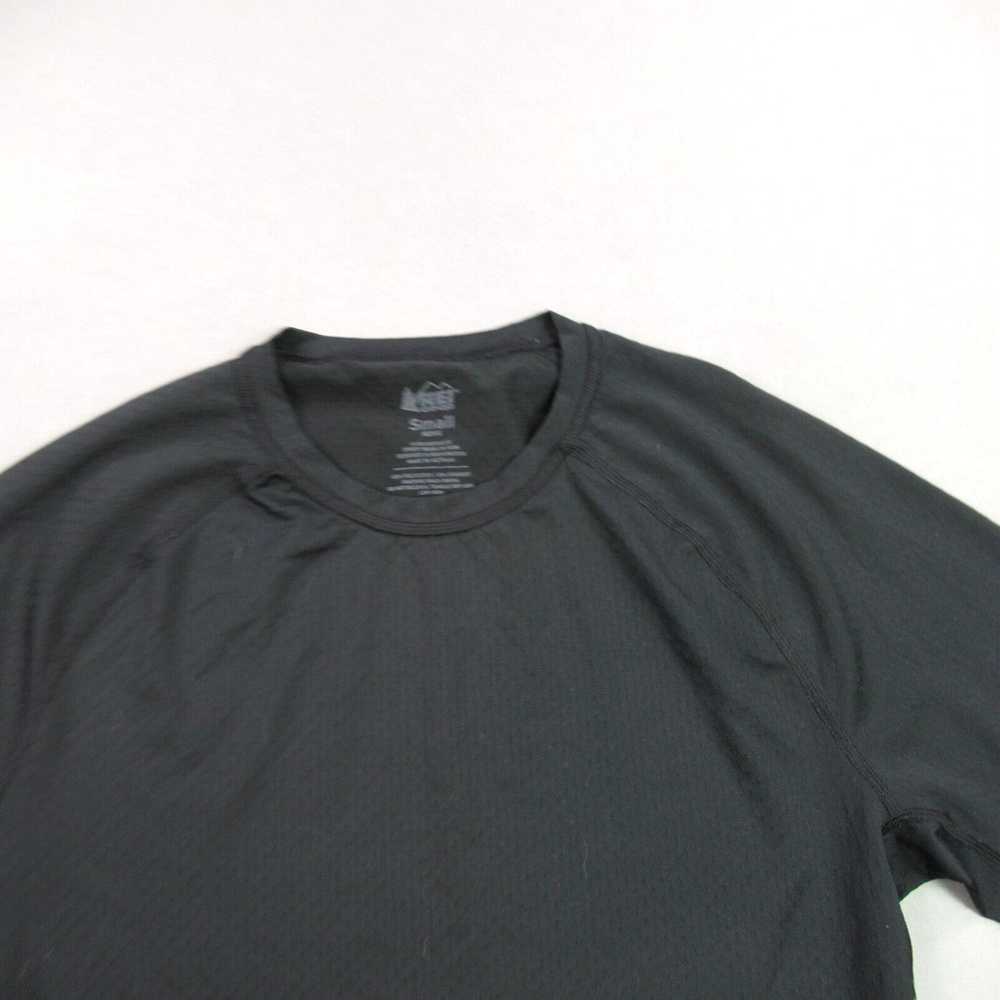Vintage REI Shirt Mens Small Black Long Sleeve Cr… - image 2