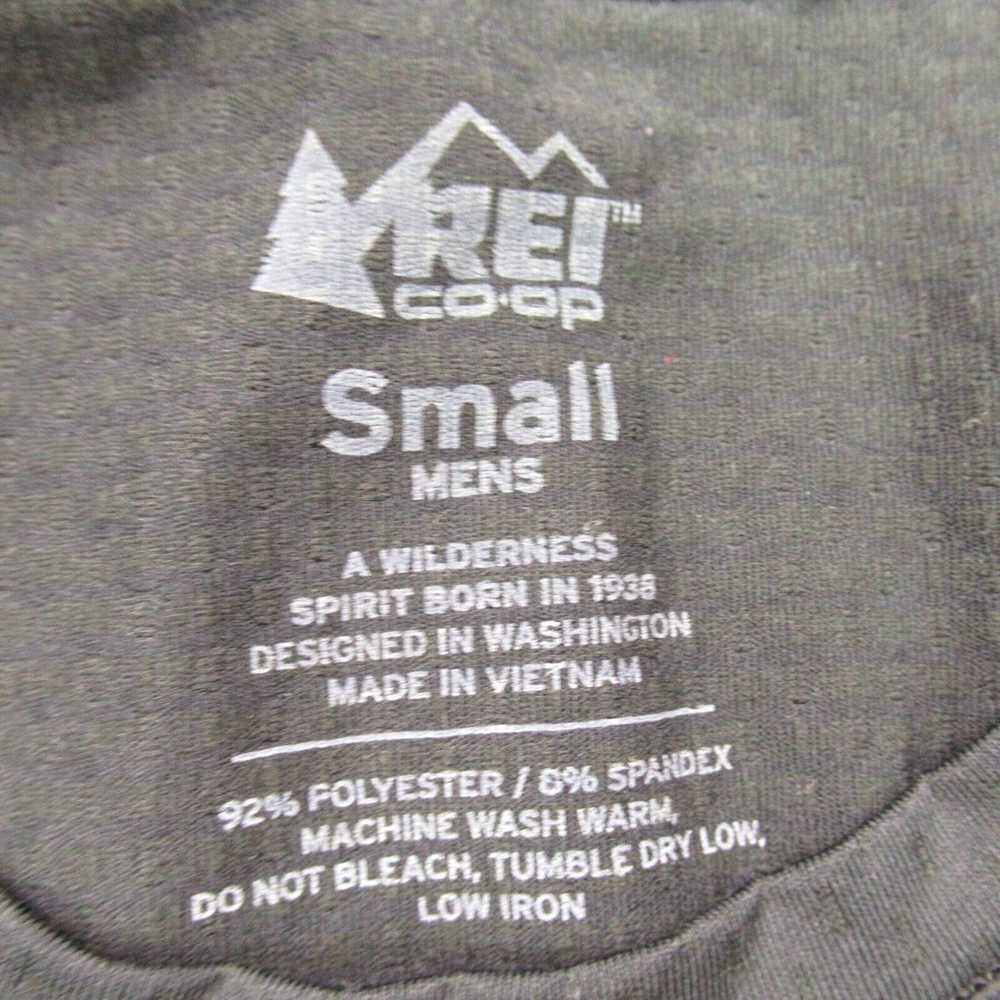 Vintage REI Shirt Mens Small Black Long Sleeve Cr… - image 3