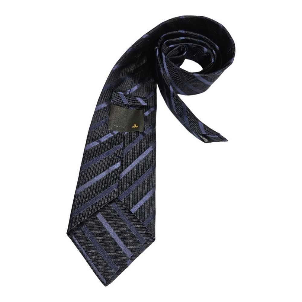 Fendi FENDI Striped Silk Tie ITALY 59"/ 4" EC - image 4