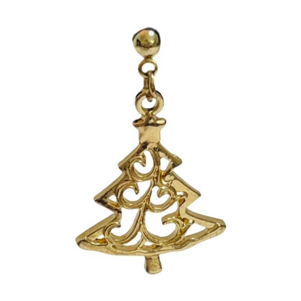 Other 3 Pair Stud Christmas Tree Earrings Gold Mu… - image 10