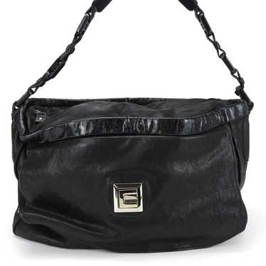 Celine Celine Shoulder Bag Leather Pony Suede Bla… - image 1