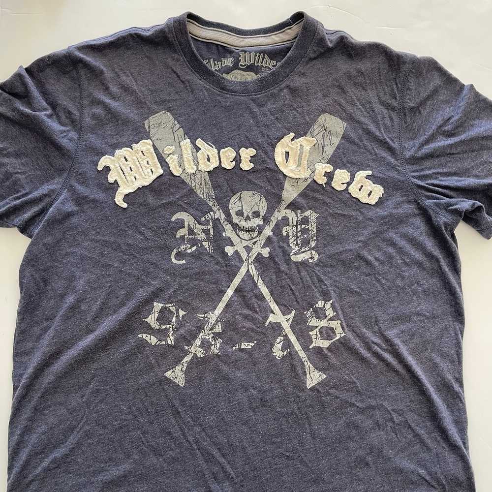 Slade Wilder Navy Blue Wilder Club Vintage Graphi… - image 2