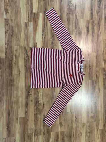 Comme Des Garcons Play CDG Play Red Striped Longsl