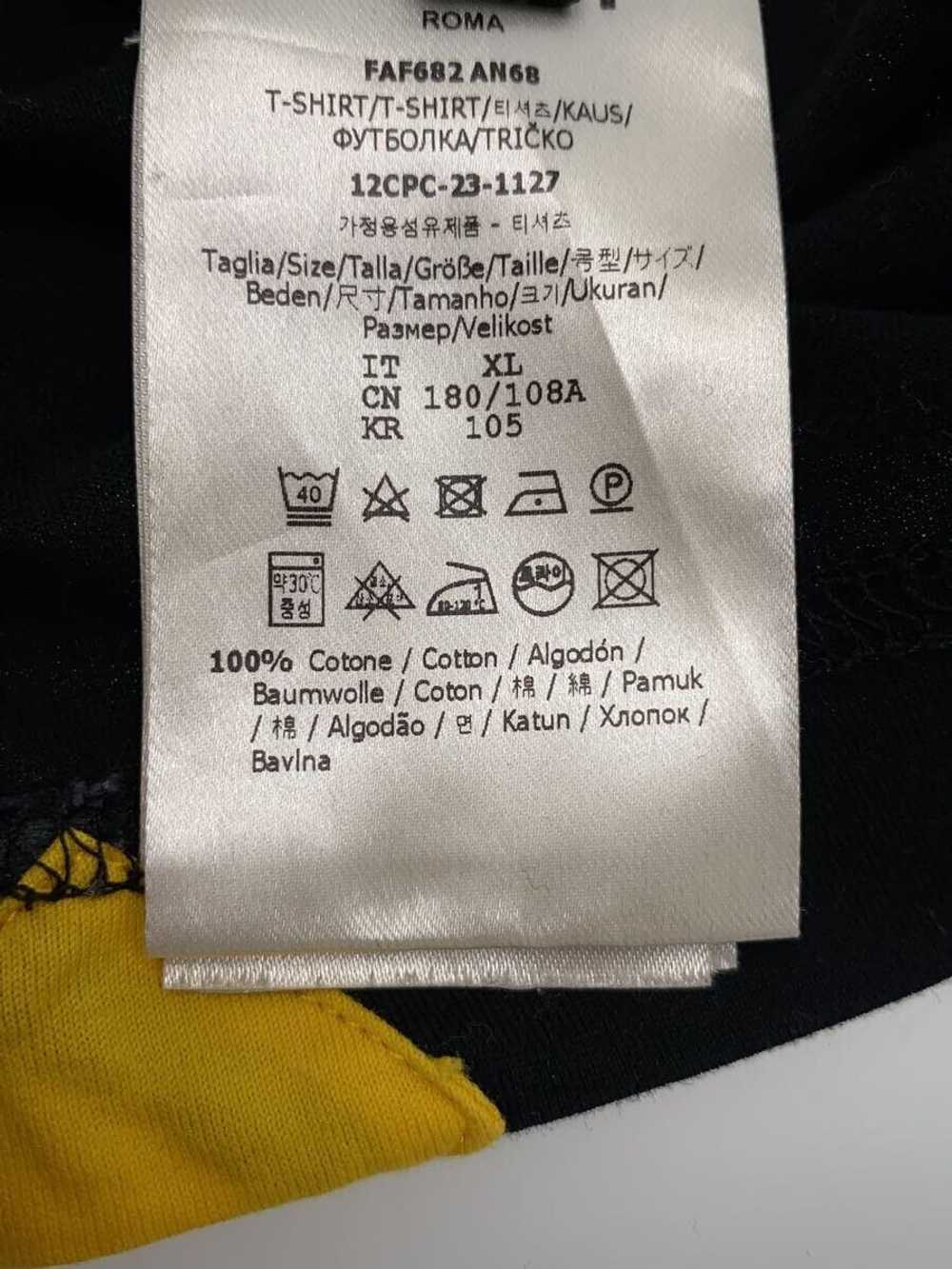 Fendi  T-Shirt XL Cotton Blk Faf682 Wear - image 5