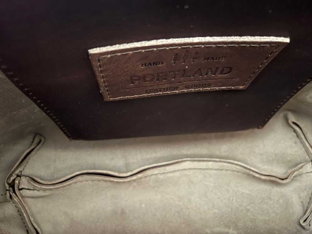 Portland Leather English tan medium zip crossbody… - image 6