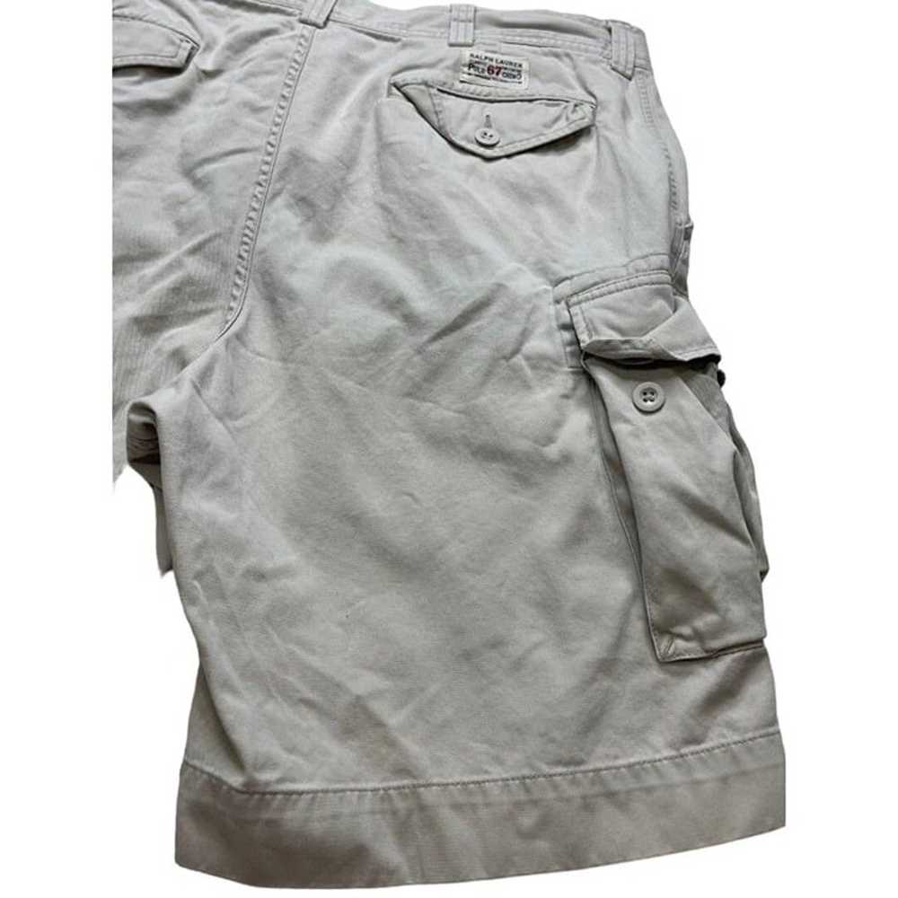 Vtg Polo Ralph Lauren Cargo Shorts Men 38 (36x9.5… - image 11