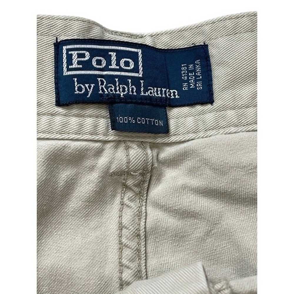 Vtg Polo Ralph Lauren Cargo Shorts Men 38 (36x9.5… - image 2