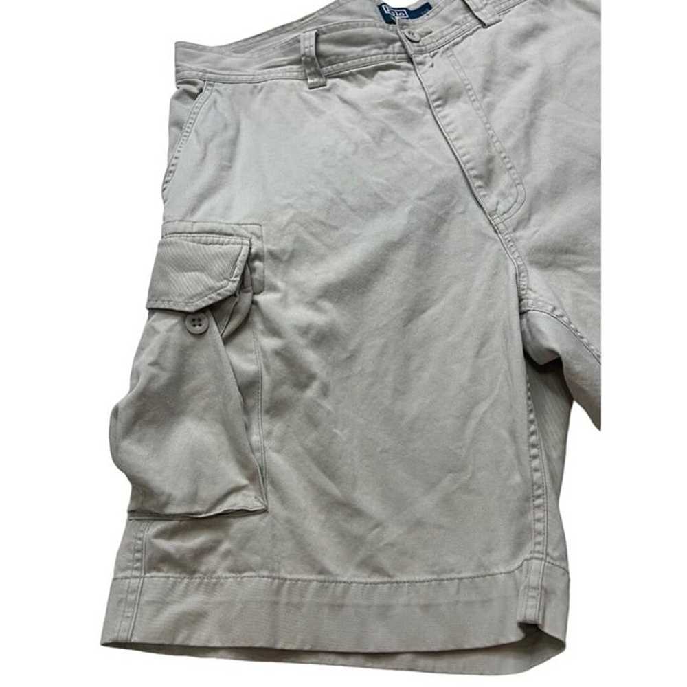 Vtg Polo Ralph Lauren Cargo Shorts Men 38 (36x9.5… - image 4