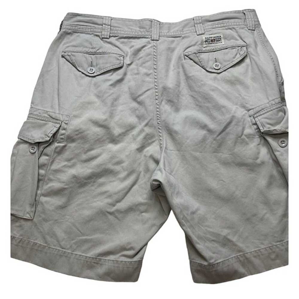 Vtg Polo Ralph Lauren Cargo Shorts Men 38 (36x9.5… - image 8