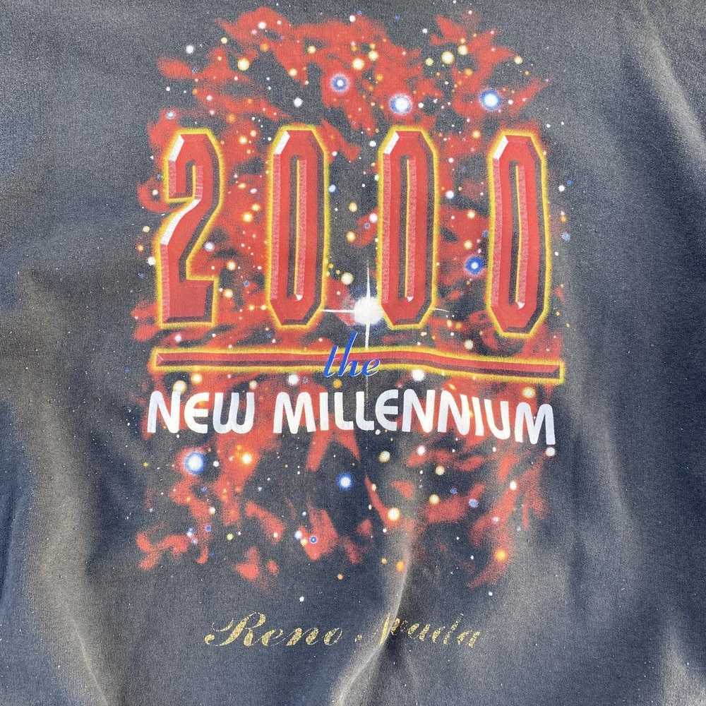 Hanes × Vintage Year 2000 New Millennium Rare Cre… - image 6