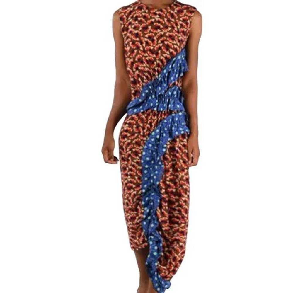 Marni Silk mid-length dress - image 10