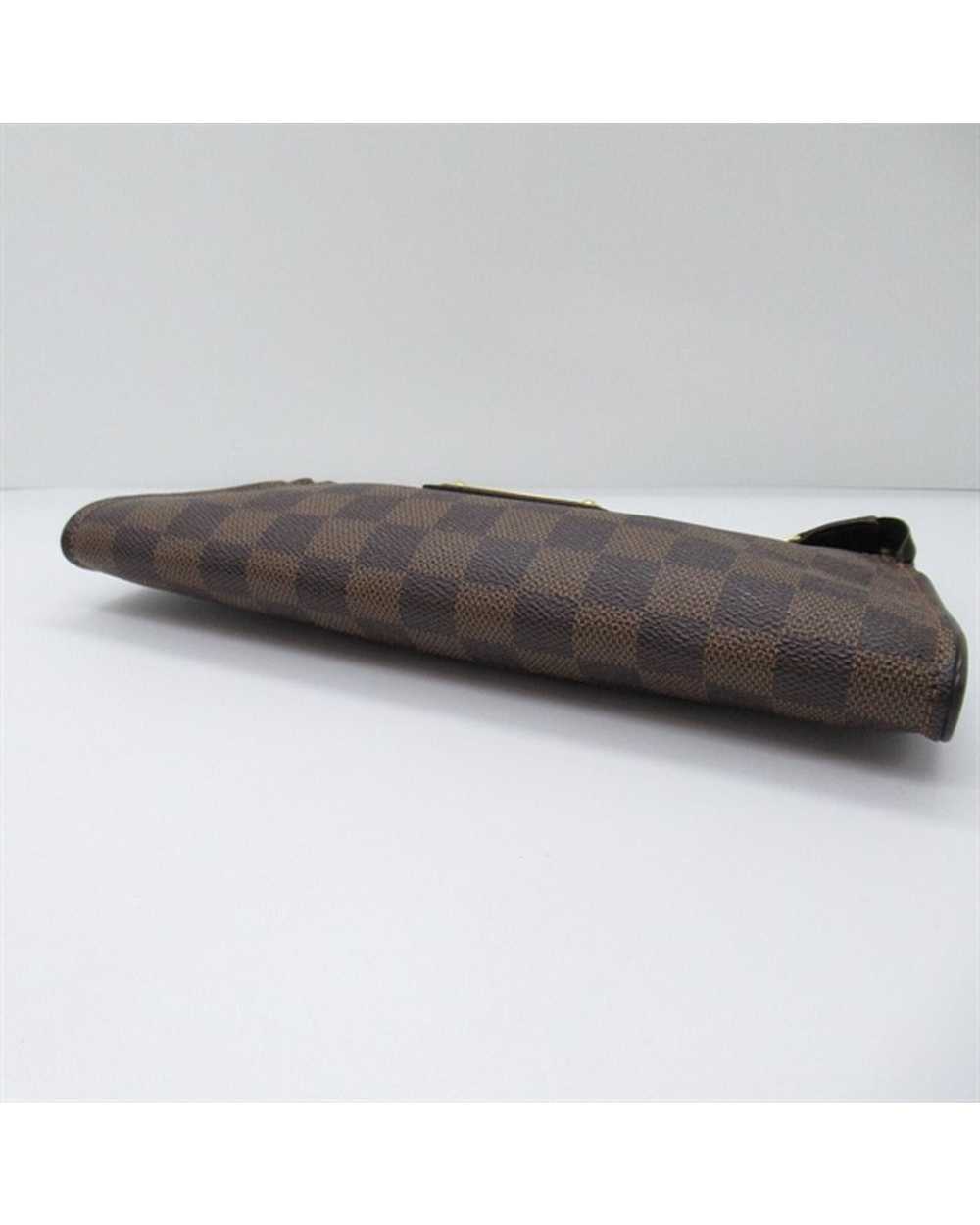 Louis Vuitton Elegant Damier Ebene Clutch in Grea… - image 4