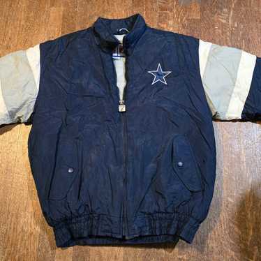 Logo 7 Dallas Cowboys Puffer Jacket Vintage Embroi