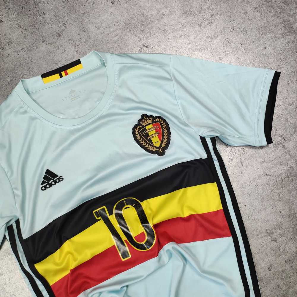 Adidas × Rare × Soccer Jersey RARE 2018 Eden Haza… - image 4