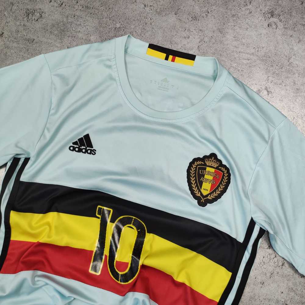 Adidas × Rare × Soccer Jersey RARE 2018 Eden Haza… - image 5