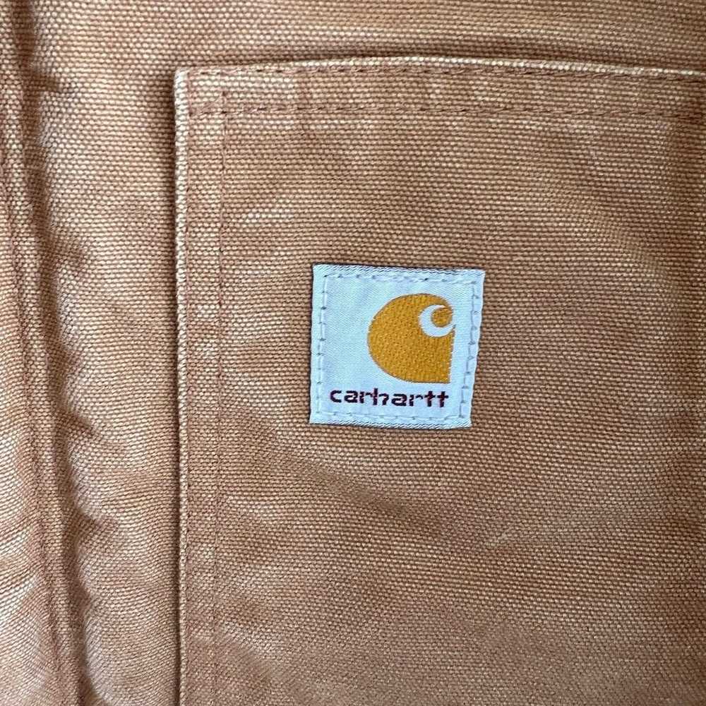 Vintage Carhartt Duck Quilted Thick Jacket READ M… - image 2