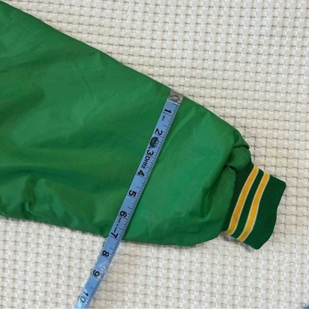 Varsity Jacket Taylor Electric Supply XL Green Ye… - image 9