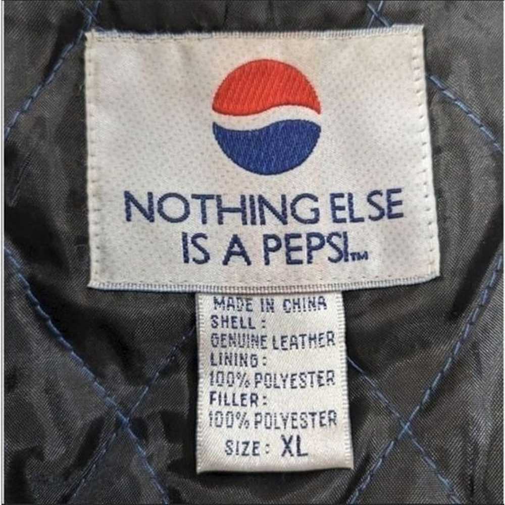 Vintage Y2K 90's Nothing Else Is A Pepsi Black 10… - image 8