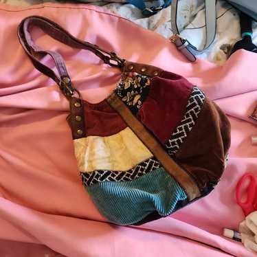 Vintage Boho Patchwork Lucky brand purse