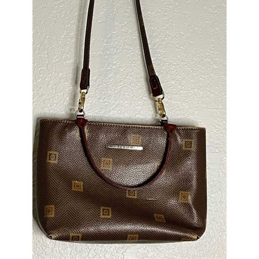 TEXIER  Brown Leather  Cross Shoulder Bag  - Made… - image 1