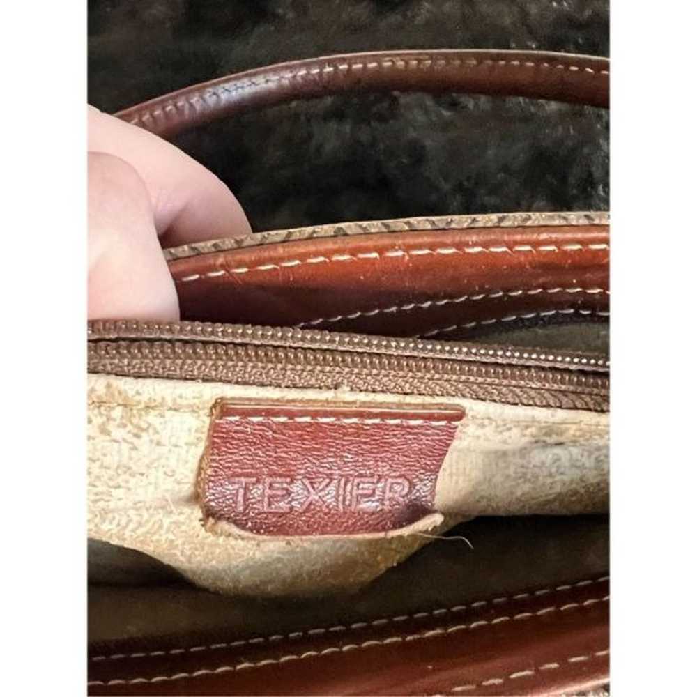 TEXIER  Brown Leather  Cross Shoulder Bag  - Made… - image 6