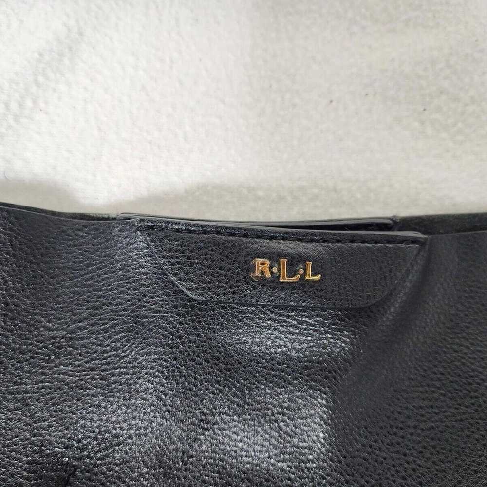 Ralph Lauren Black Leather Purse - image 5