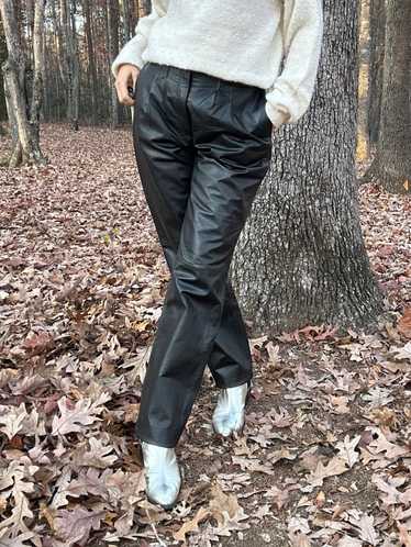 1980s Lindsay Scott Leather Trousers