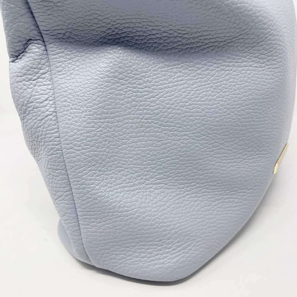 Giorgia Milani Light Blue Leather Hobo Bag Should… - image 9