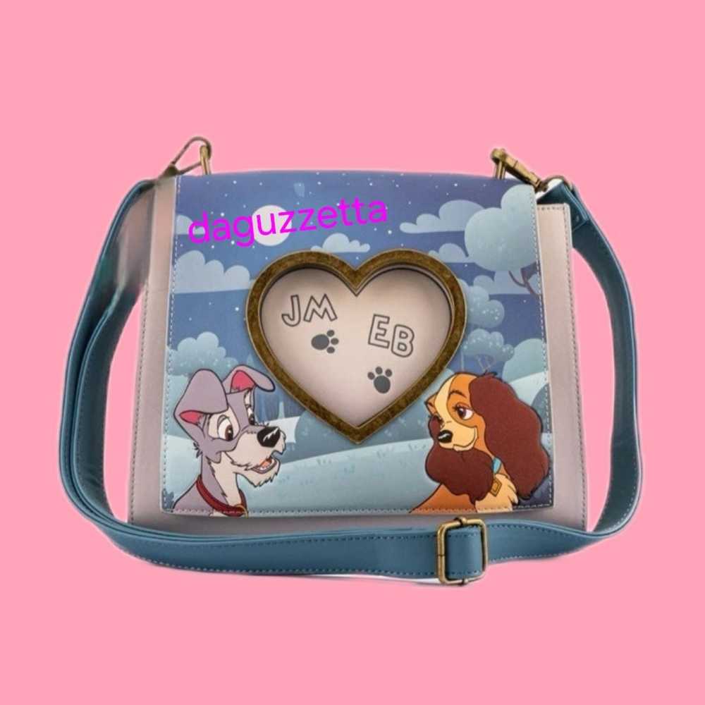 LOUNGEFLY LADY AND THE TRAMP CROSSBODY,  READ BEL… - image 1