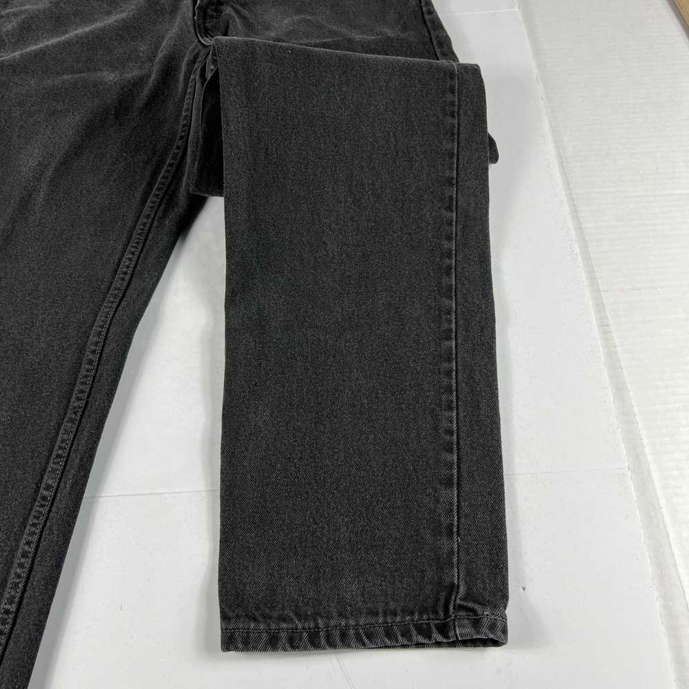 Levi's Y2K Levi's Jeans 550 Relaxed Black Faded C… - image 5