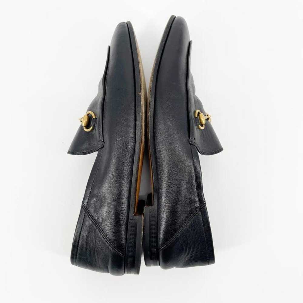 Gucci Brixton leather flats - image 5