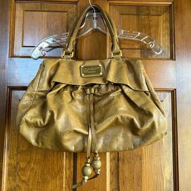 Marc Jacobs caramel leather handbag