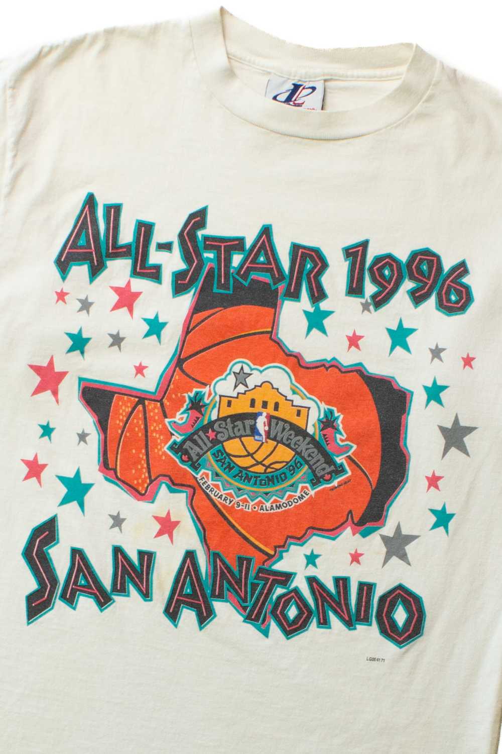 Vintage San Antonio All Star Weekend T-Shirt (199… - image 2