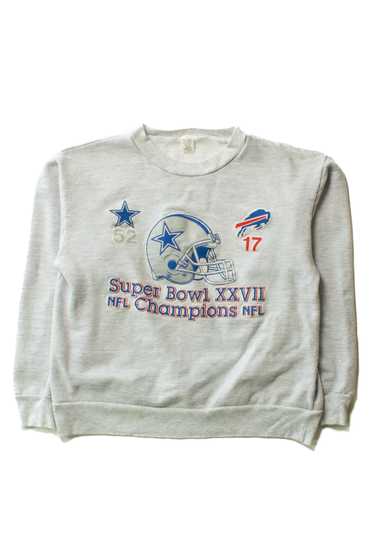 Vintage Super Bowl XXVII Score Sweatshirt (1993) - image 1