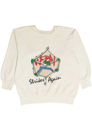 Vintage WEBN Strikes Again Sweatshirt (1990s)