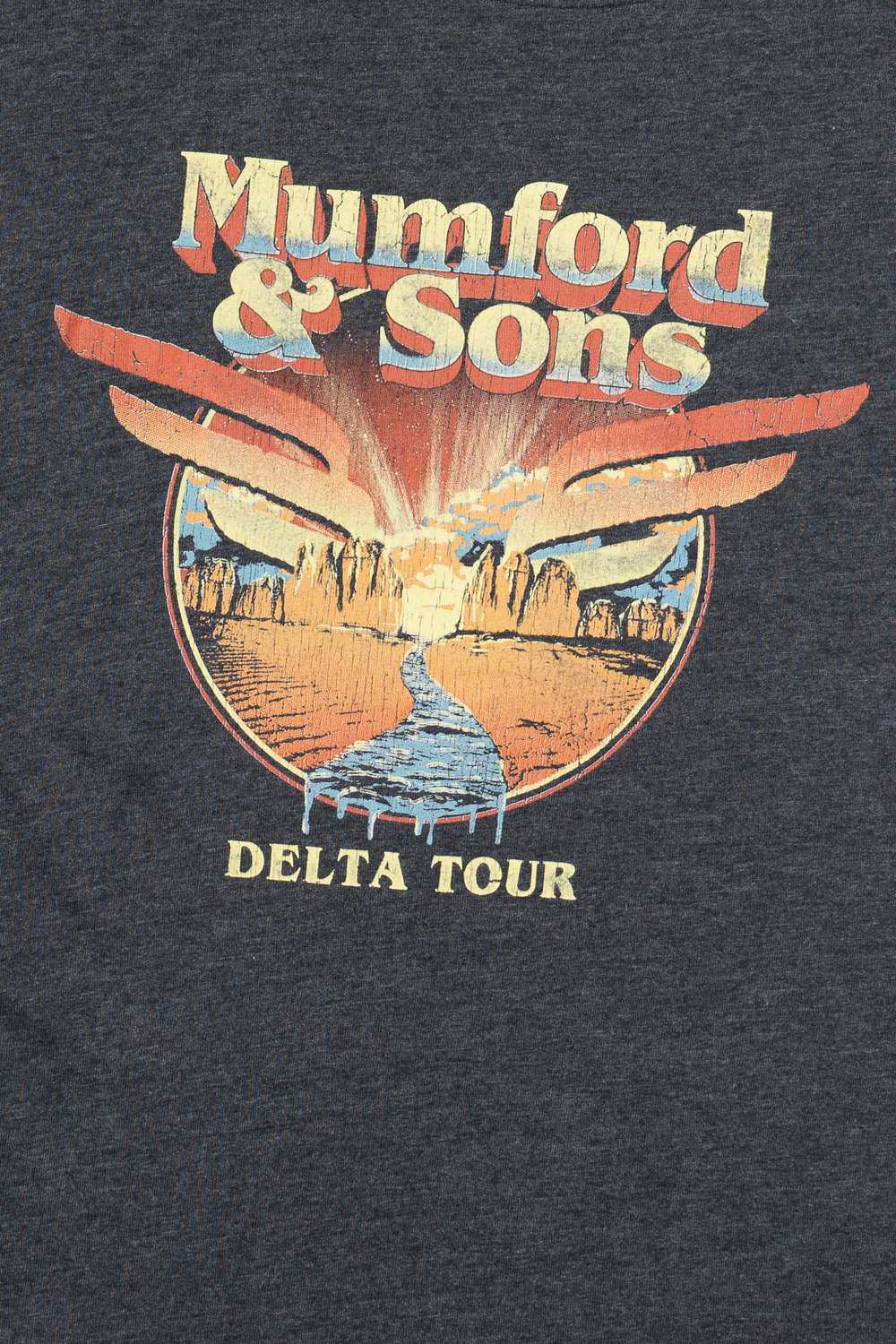 Mumford & Sons 2018 Delta Tour T-Shirt - image 3