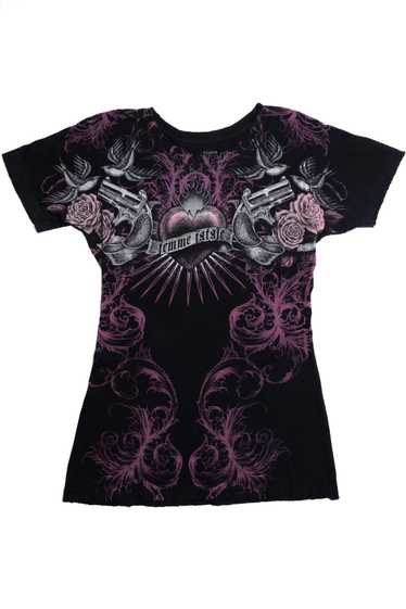 "Femme Fatale" Sinful All Over Print T-Shirt