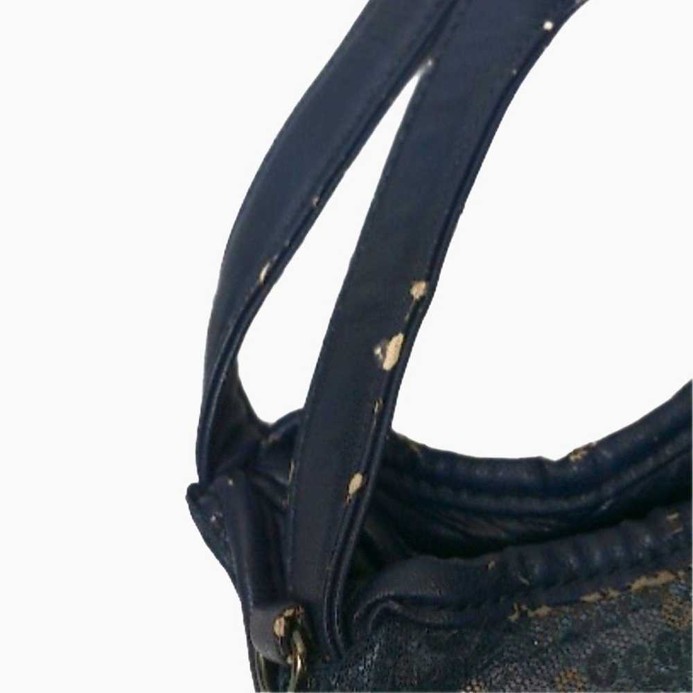 ANTEPRIMA | Midnight Blue Sequin Mesh & Leather T… - image 9