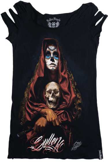 Sullen Angels Skull Cut Sleeve T-Shirt