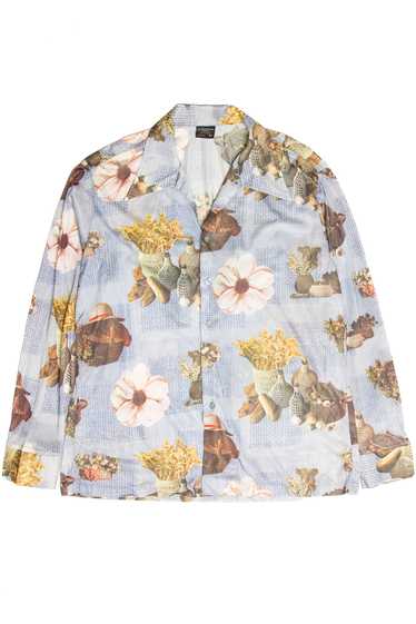 Vintage JC Penney Picnic Button Up Shirt