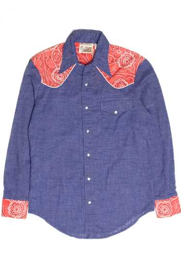 Vintage Larry Mahan Western Button Up Shirt - image 1
