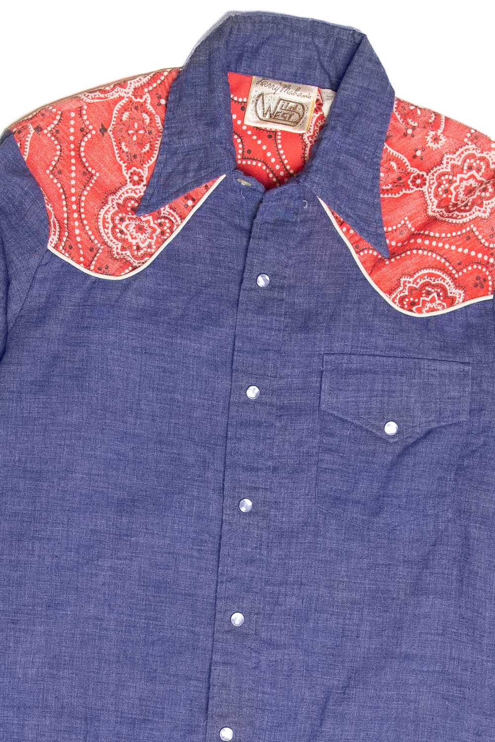Vintage Larry Mahan Western Button Up Shirt - image 2