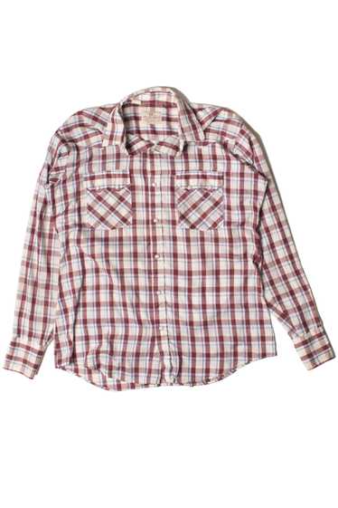 Vintage Dee Cee Brand Plaid Snap Front Shirt